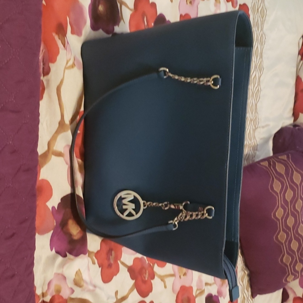 Michael Kors Blue Tote Bag